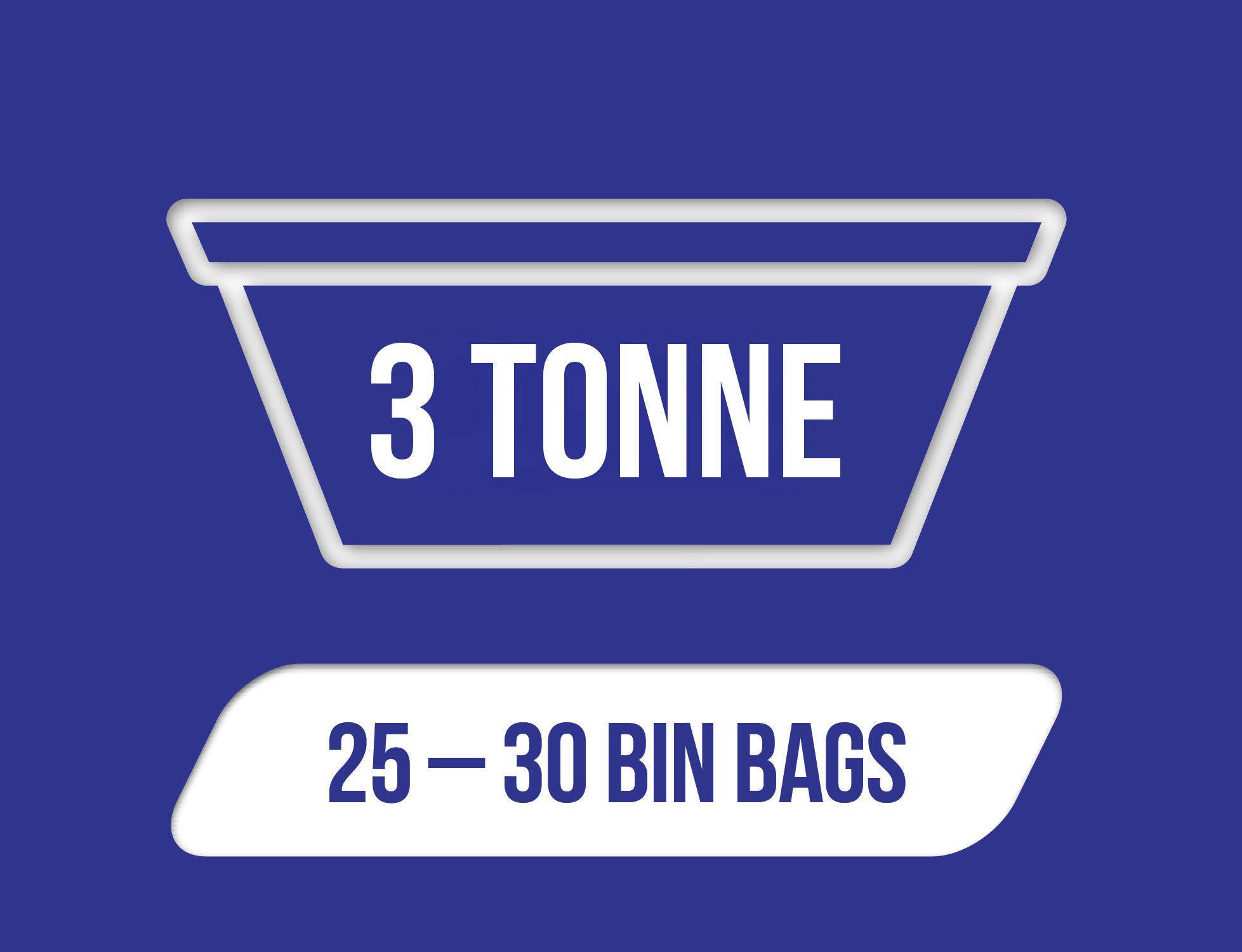 3 Tonne: 25-30 Bin Bags