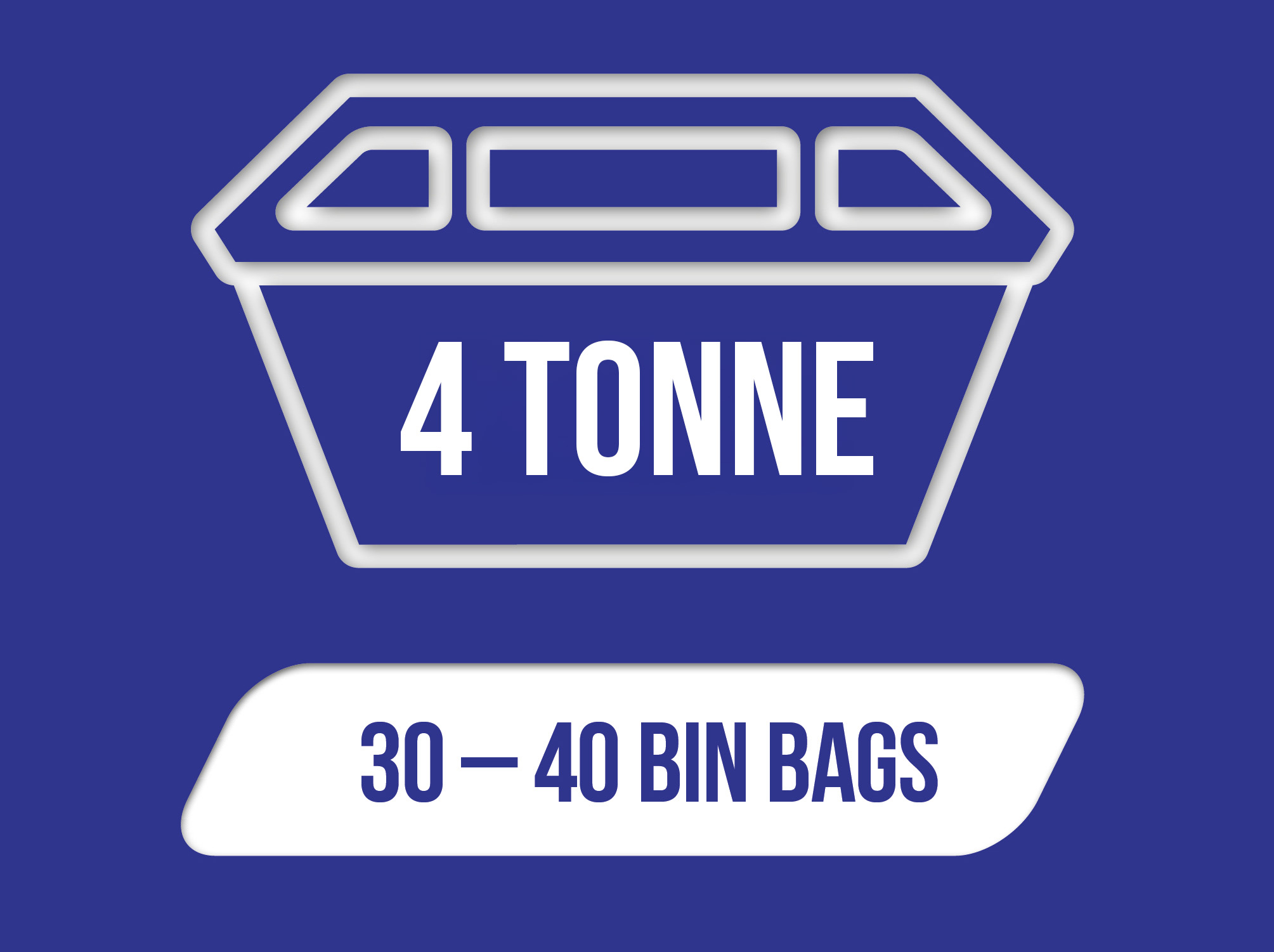 4 Tonne: 30-40 Bin Bags