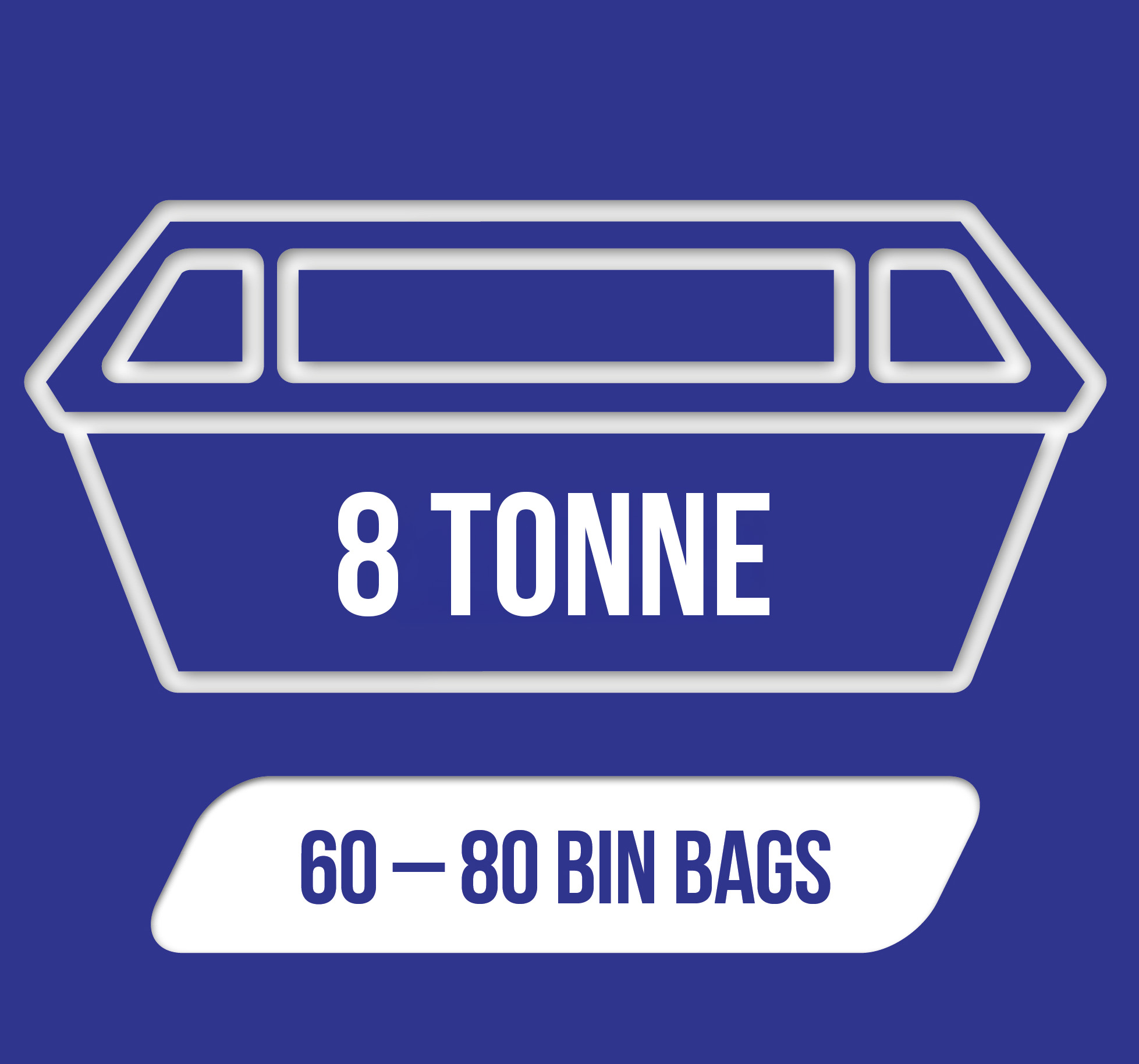 8 Tonne: 60-80 Bin Bags